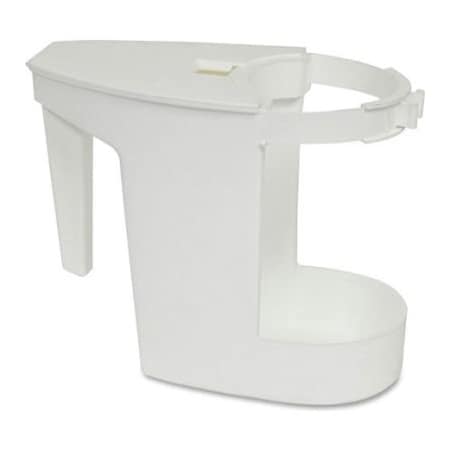 Sp Richards Genuine Joe Toilet Bowl Mop Caddy, White - GJO85121 GJO85121